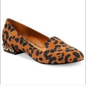 DV “Fiera” studded leopard loafer, sz 9